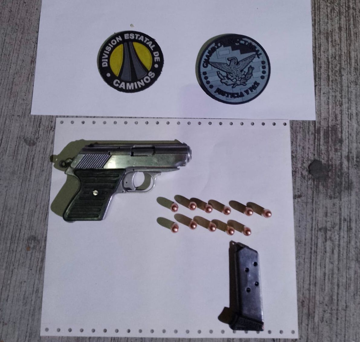 En operativo en Morelia, SSP y GN aprehenden a uno en posesión de arma de fuego.