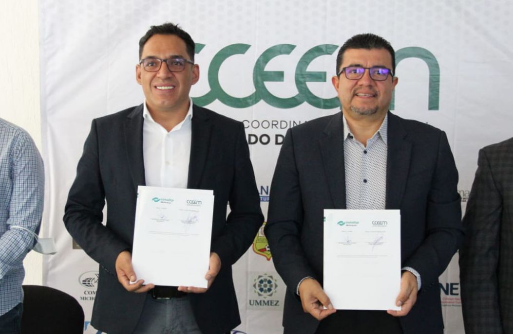 SIGNAN CCEEM Y CONALEP CONVENIO POR LA CAPACITACIÓN DE JÓVENES MICHOACANOS 