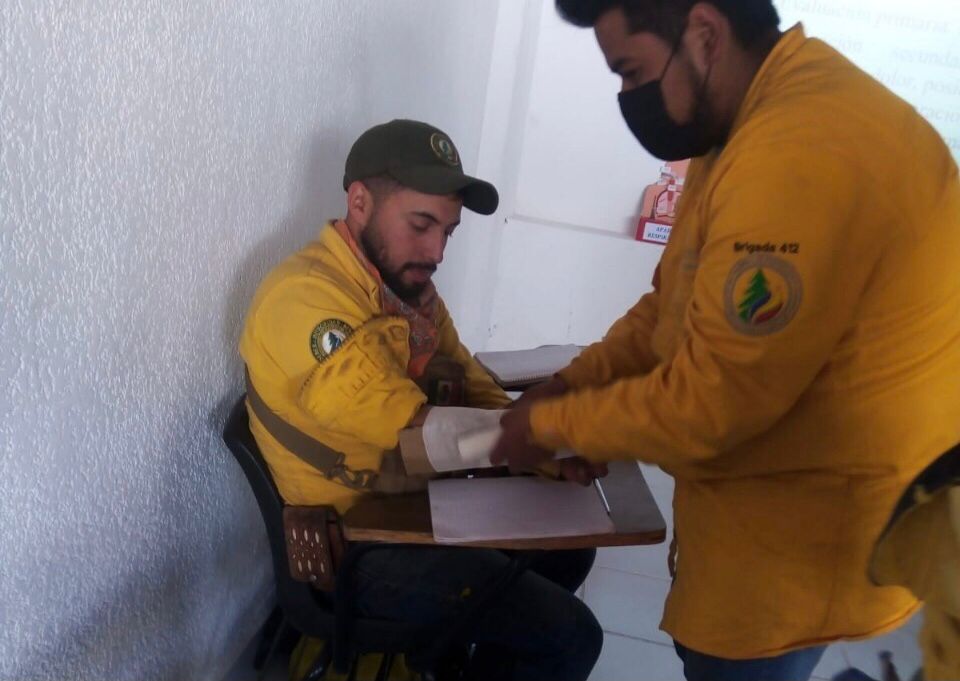 Brigada Municipal para el combate de incendios forestales concluyó curso intensivo de primeros auxilios impartido por personal de la Cruz Roja Mexicana