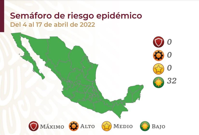 El Semáforo Epidémico coloca nuevamente a Michoacán en color verde.