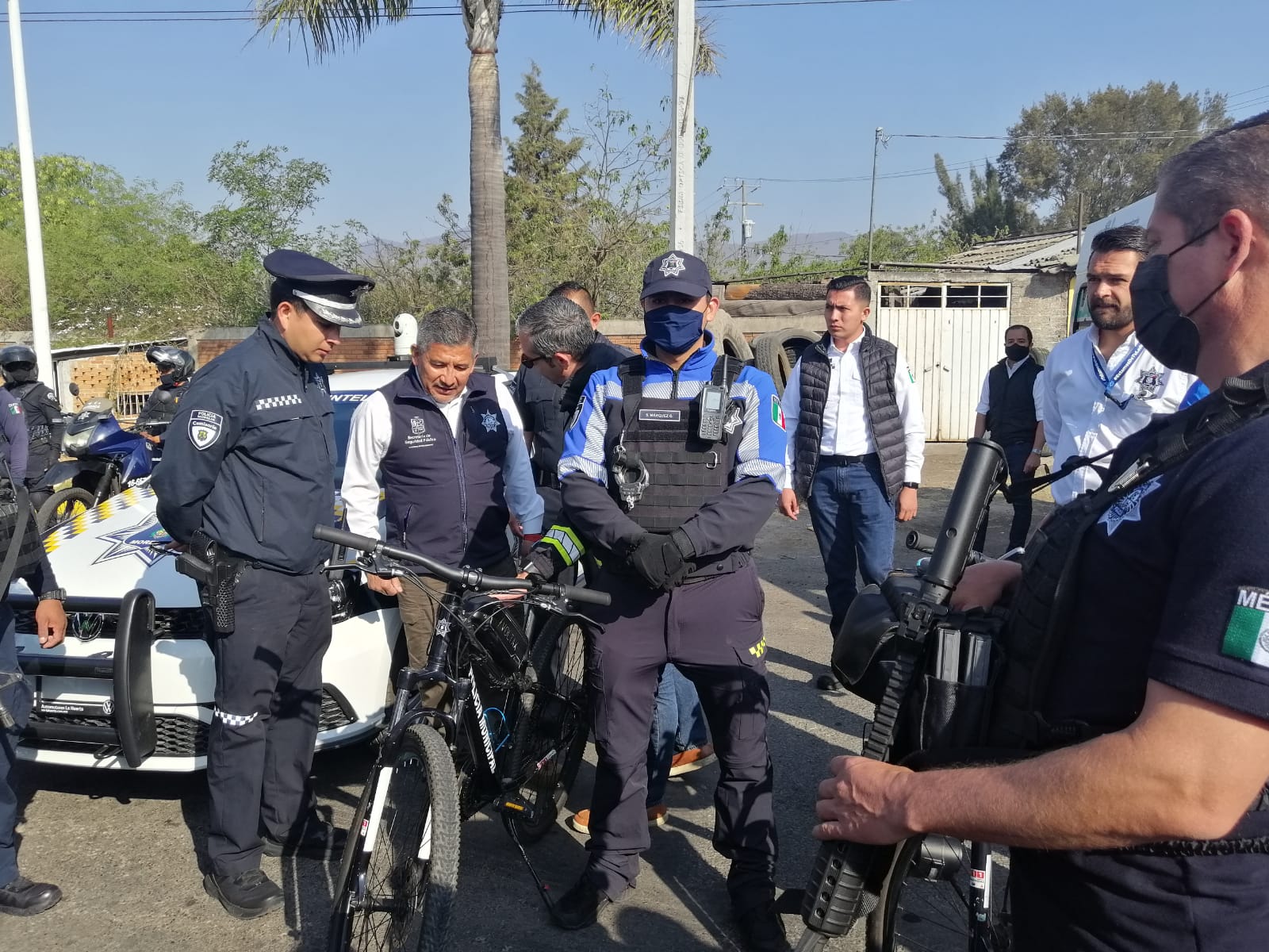 El Secretario de Seguridad Pública, José Ortega Reyes, dio el banderazo al operativo de semana santa 2022.