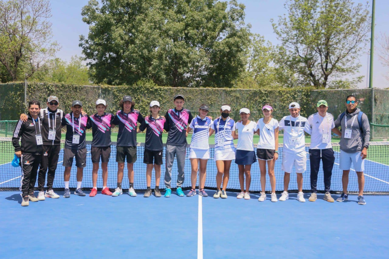 Llegará tenis michoacano con equipo completo a Juegos Nacionales Conade 2022.