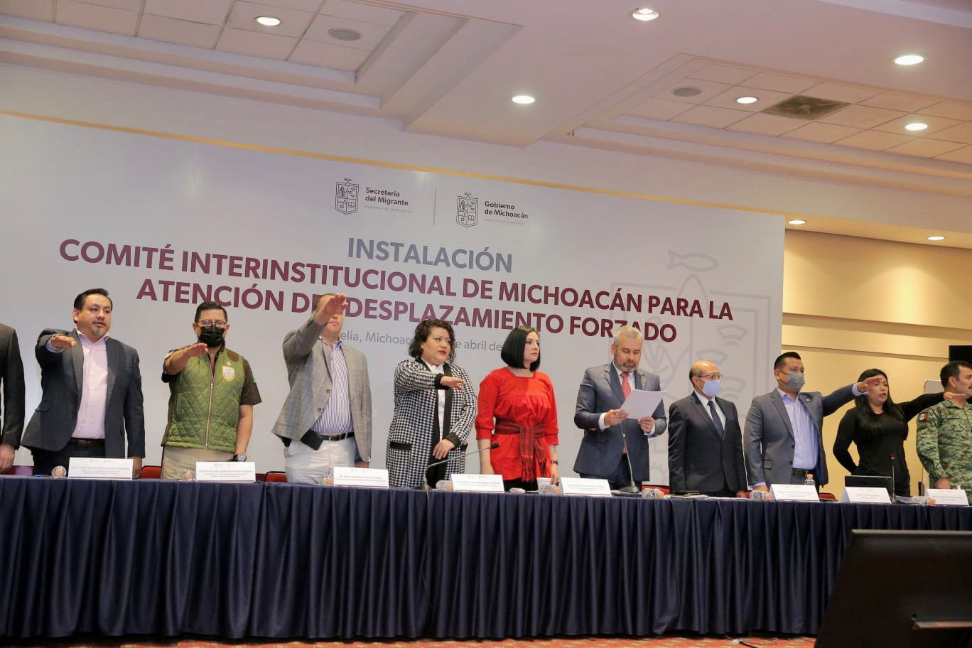 Gobernador de Michoacán instala Comité Interinstitucional para atender el desplazamiento forzado.