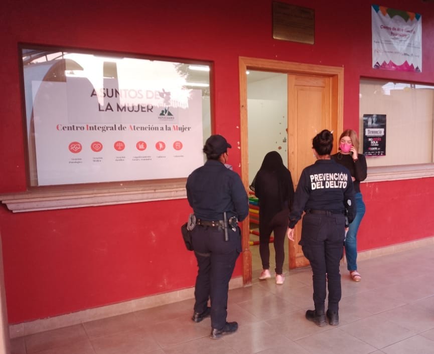 SSP brinda apoyo a víctima de violencia familiar, en Pátzcuaro.
