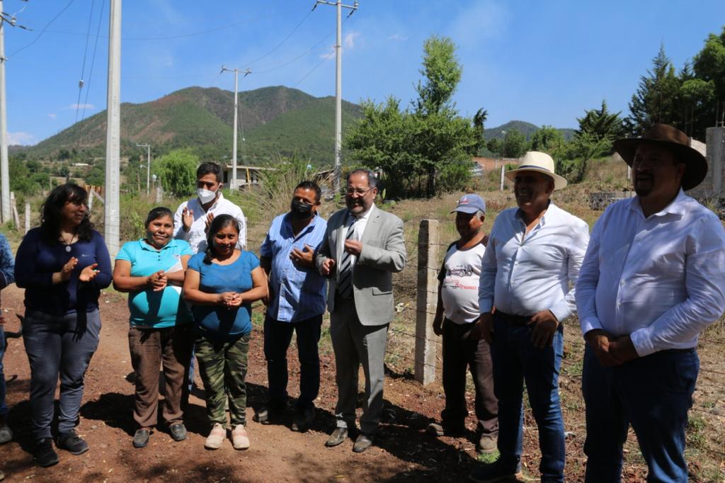 José Luis Téllez dio el banderazo de arranque a la construcción del Drenaje Sanitario en la colonia El Potrero de San Bartolo Cuitareo