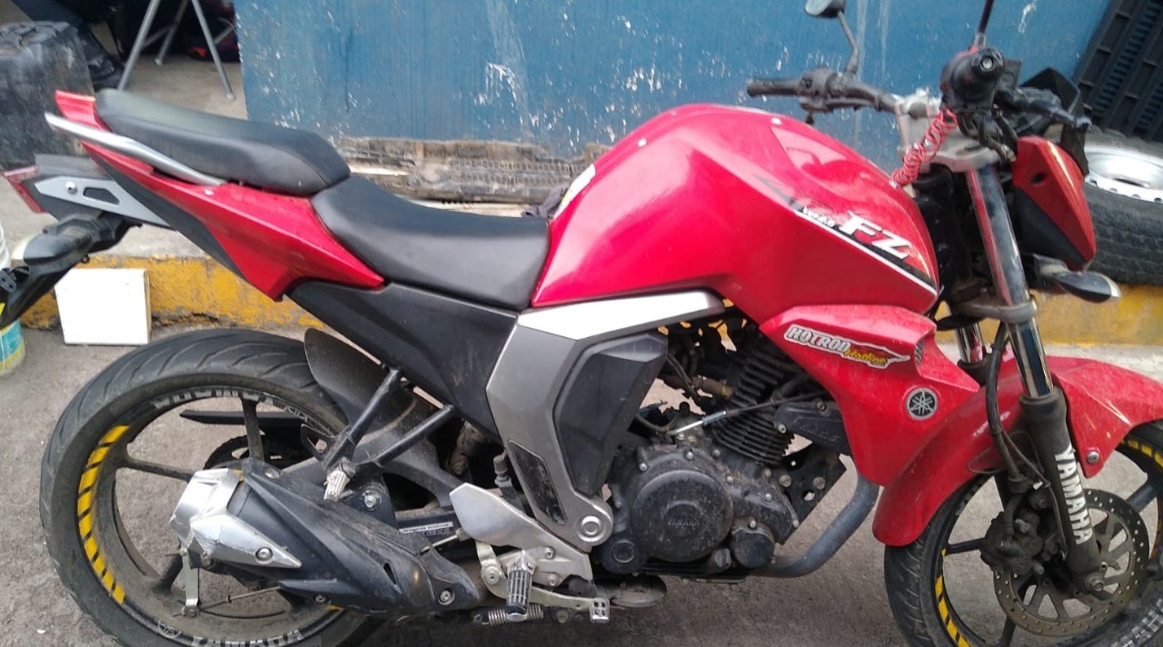 En una rápida acción, SSP recupera motocicleta robada con violencia minutos antes