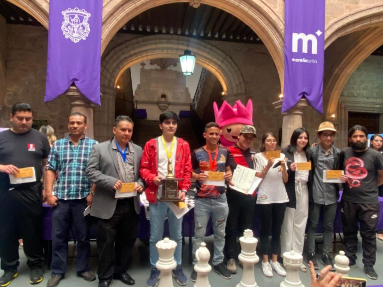 Morelia reunió a ajedrecistas de 6 países y 11 estados