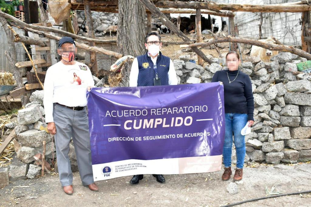 Restituyen inmueble a víctima de Despojo, en Queréndaro