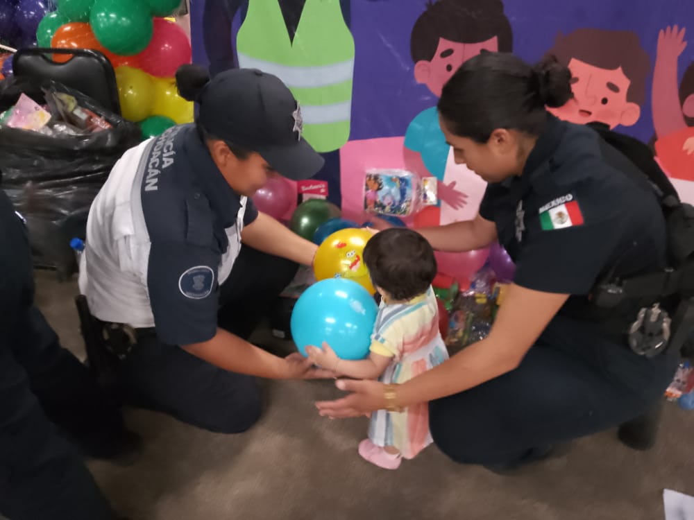 SSP lleva «Un día con tu Policía», a Festival Michoacán de Origen.