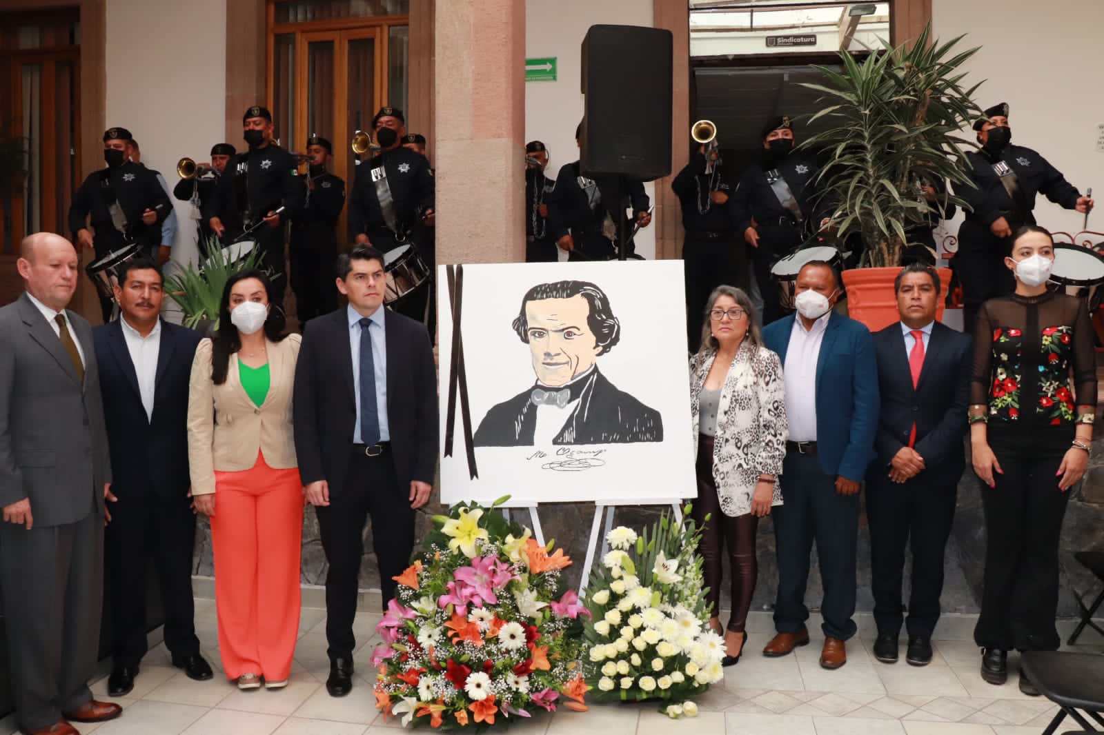 Conmemoran autoridades aniversario luctuoso de Don Melchor Ocampo