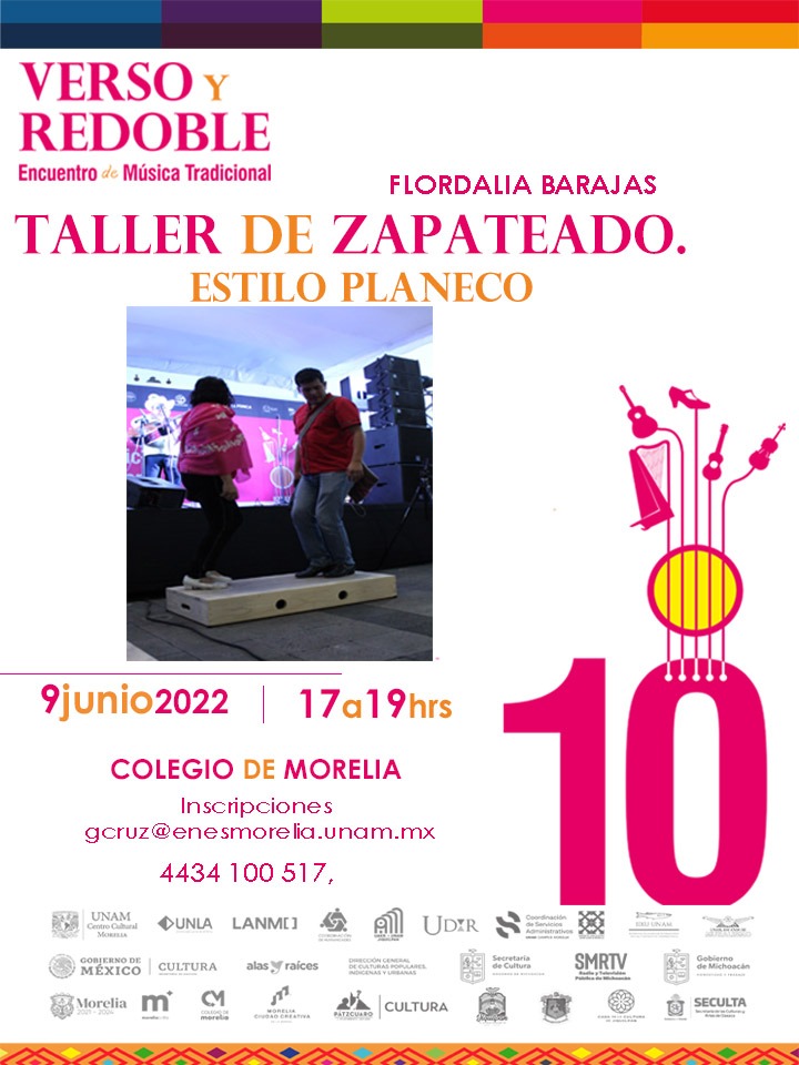 Colegio de Morelia invita al taller de Zapateado Planeco.