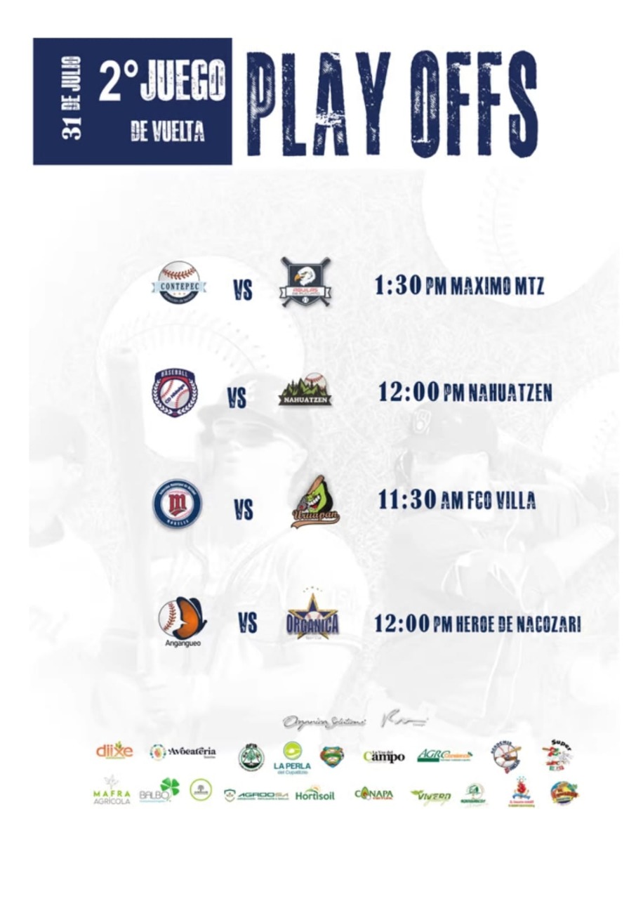 La Liga de Beisbol Purépecha A.C. informa