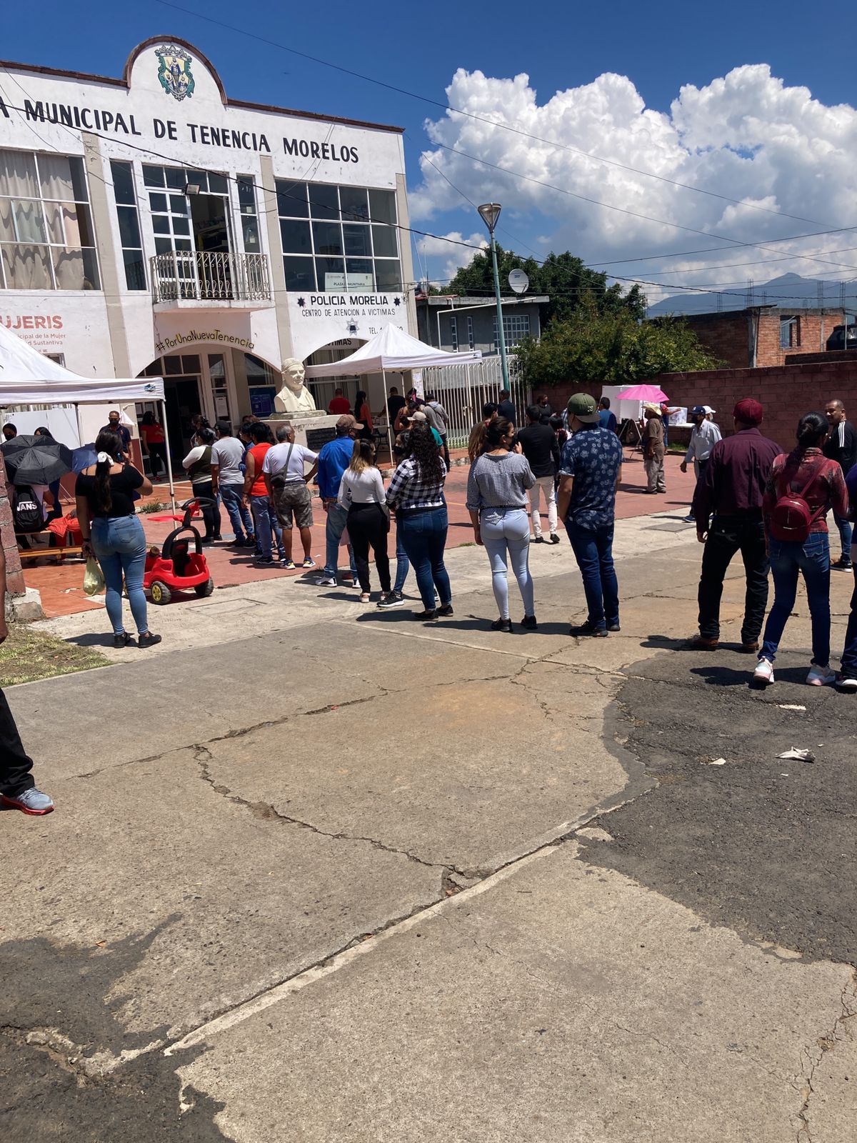 Participan habitantes de tenencia Morelos en elección de autoridades auxiliares