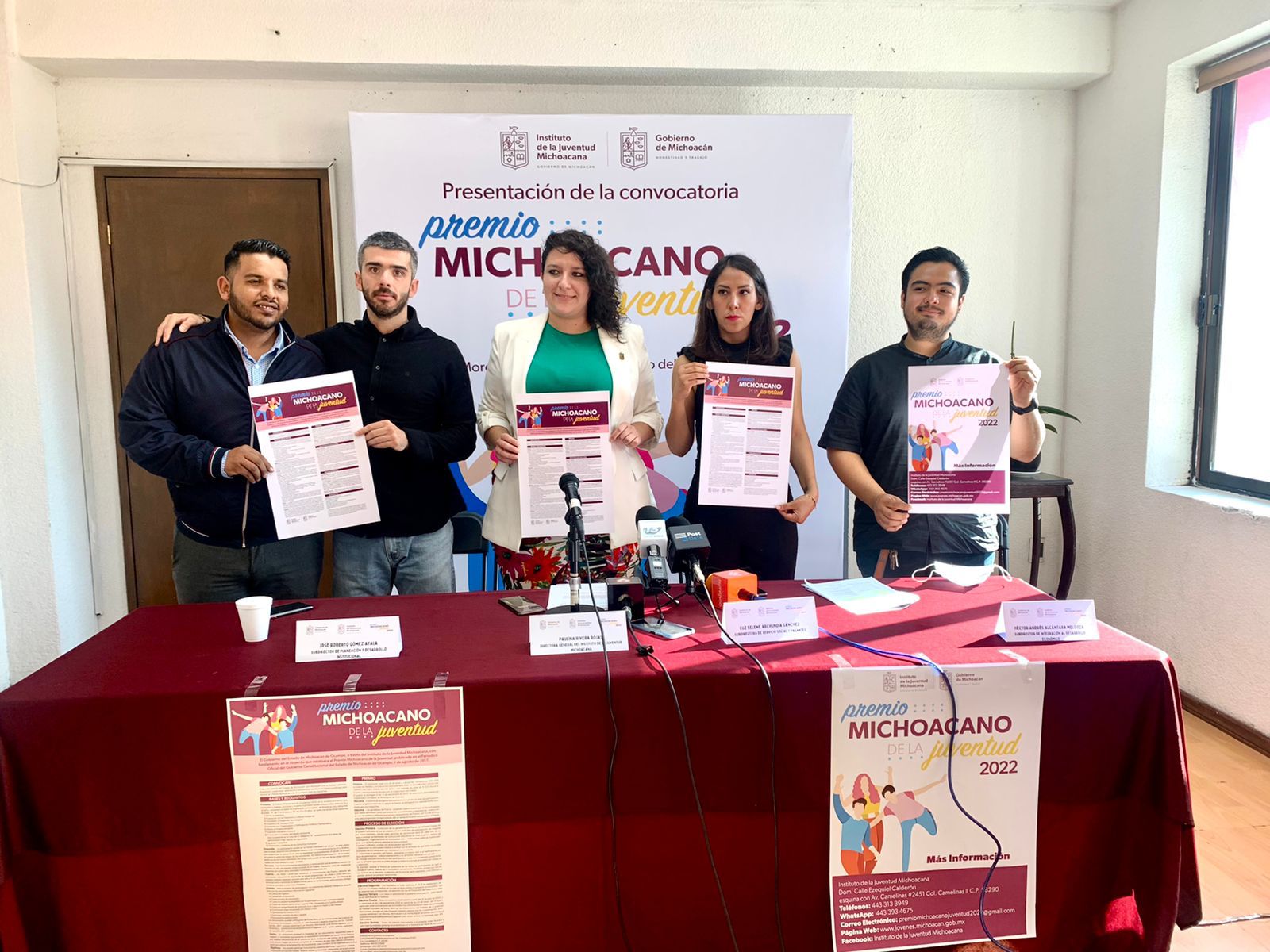 Lanza Ijumich convocatoria al Premio Michoacano de la Juventud 2022