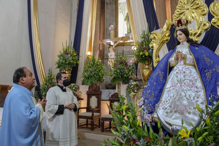En Parroquia de San José despiden la imagen de la Virgen de la Salud