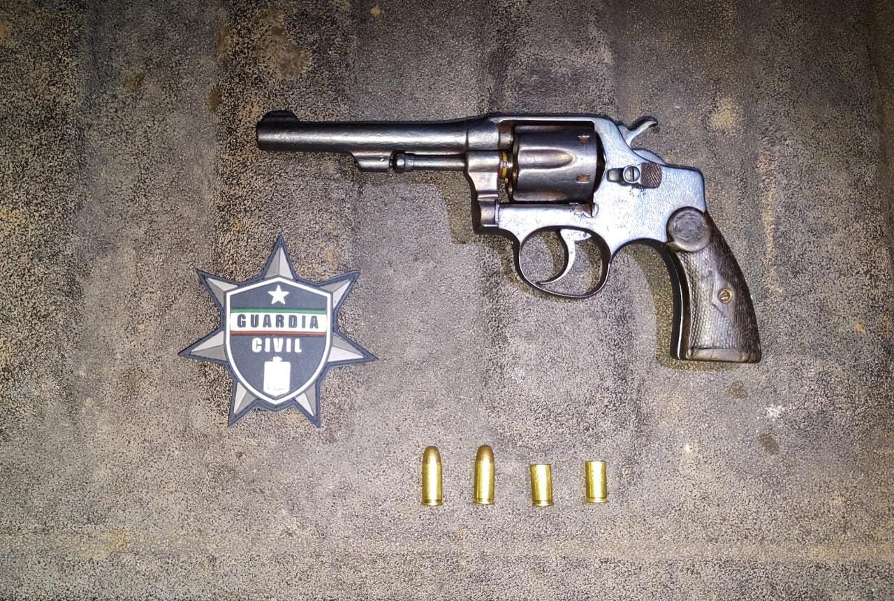 SSP detiene a masculino en posesión de arma de fuego en Hidalgo