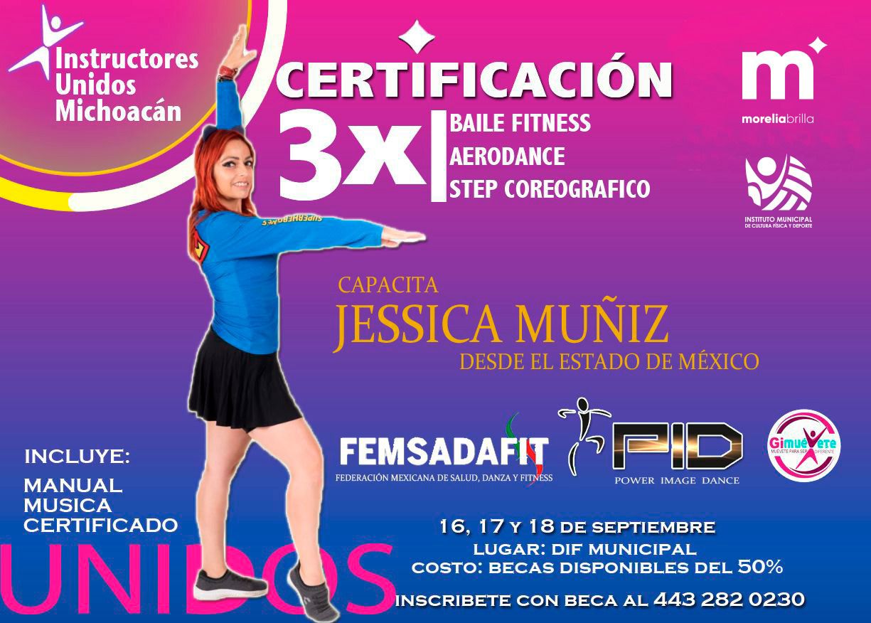 Con capacitación de instructores, fomentará Imcufide activación de las y los morelianos