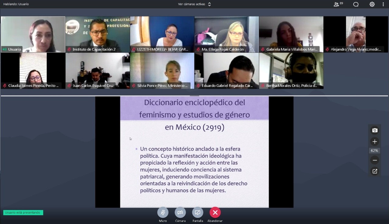 Inicia FGE cuarta edición del diplomado “Género, Derechos Humanos y Contención Emocional para una Adecuada Procuración de Justicia”