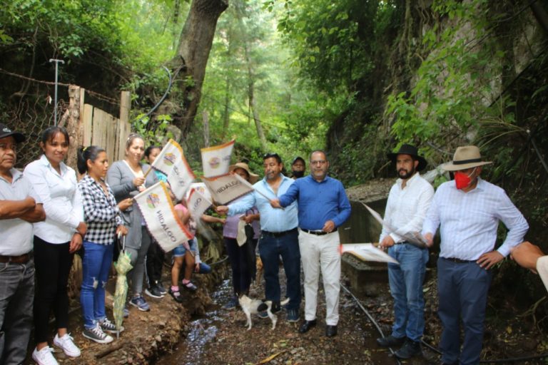 José Luis Téllez dio banderazo de arranque a la construcción de la línea de conducción de agua potable en San Bartolo