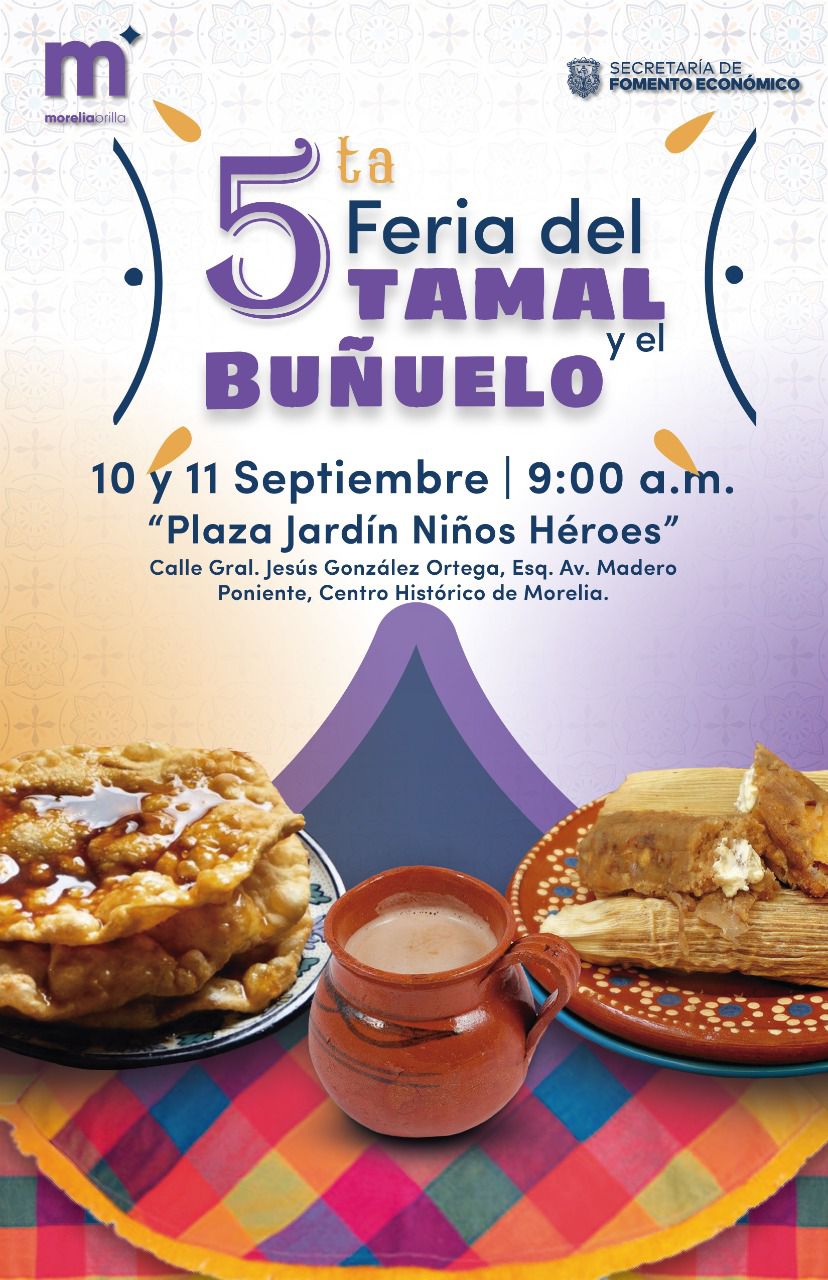 Este fin de semana, verbenas populares y la 5ta. Feria del Tamal en Morelos