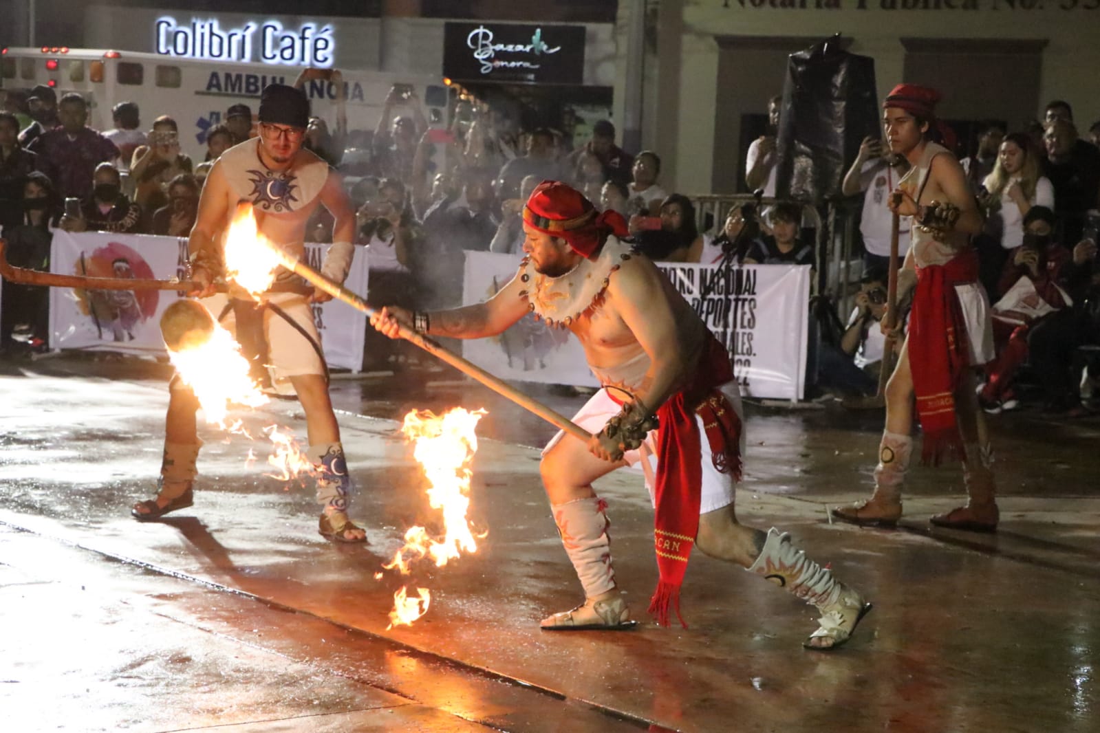 Luce Juego de Pelota Purépecha en inauguración del XXIII Encuentro Nacional de Juegos y Deportes Autóctonos y Tradicionales 2022