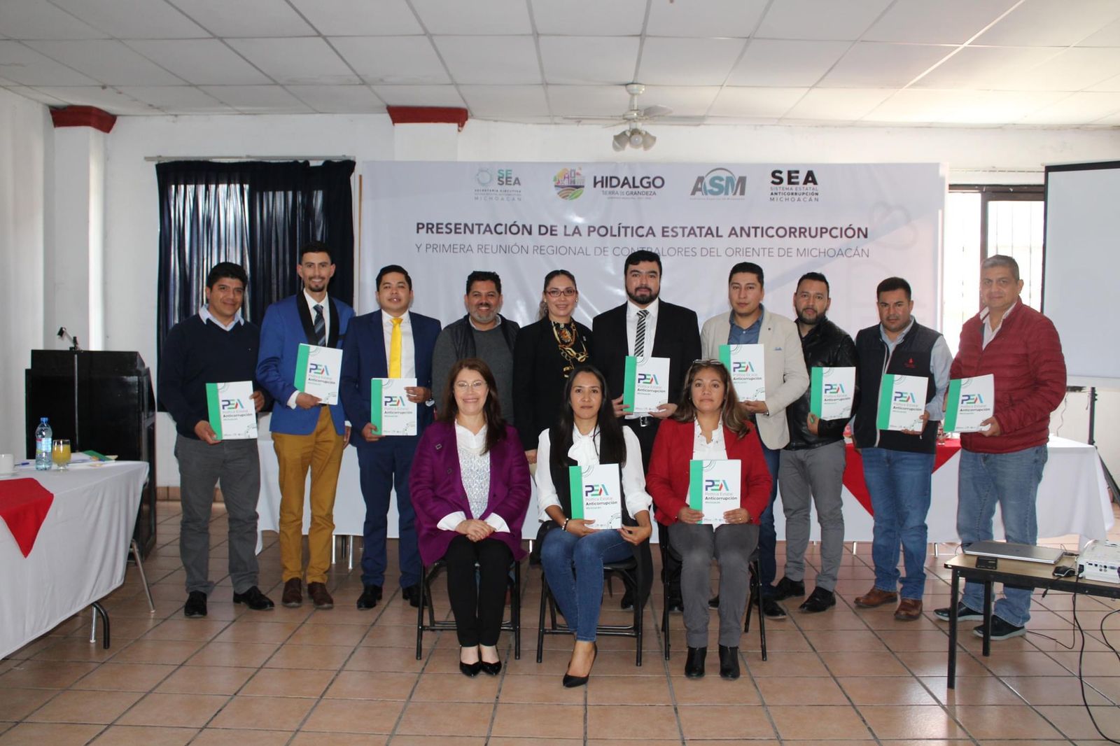 José Luis Téllez presidio Presentación de la Política Estatal Anticorrupción y Primera Reunión de Contralores del Oriente del Estado de Michoacán