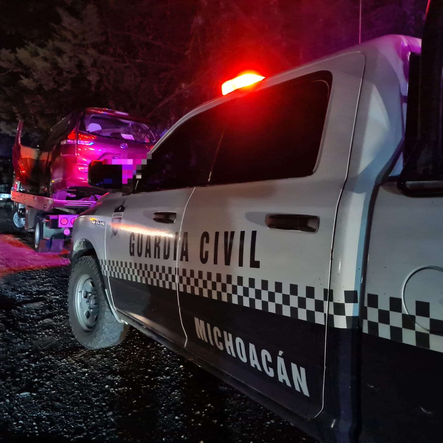 Guardia Civil frustra robo de camioneta en Cd. Hidalgo