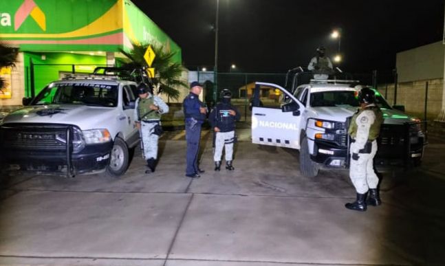Guardias Civil y Nacional continúan labores de refuerzo operativo, en Uruapan