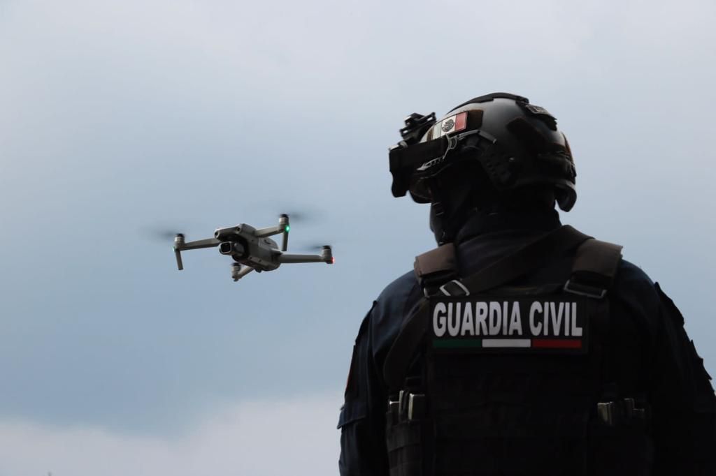 Guardia Civil, Ejército y Policía Morelia, mantienen dispositivo de seguridad por aire y tierra