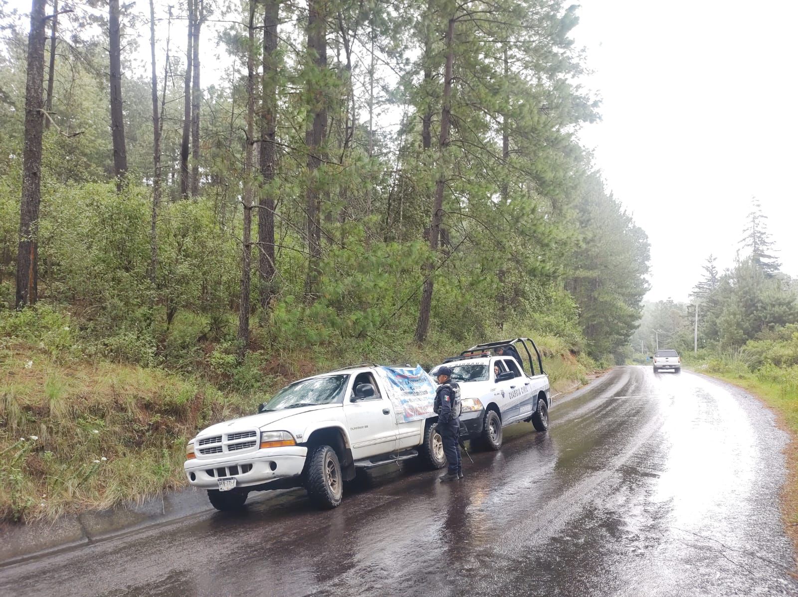 Guardia Civil y Policía Municipal mantienen recorridos de vigilancia, en Hidalgo