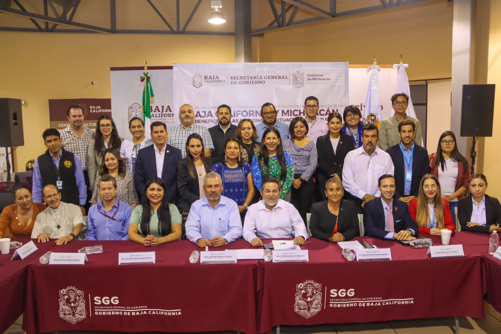 Participa FGE en Mesa de Seguimiento del Convenio de Colaboración entre Baja California y Michoacán