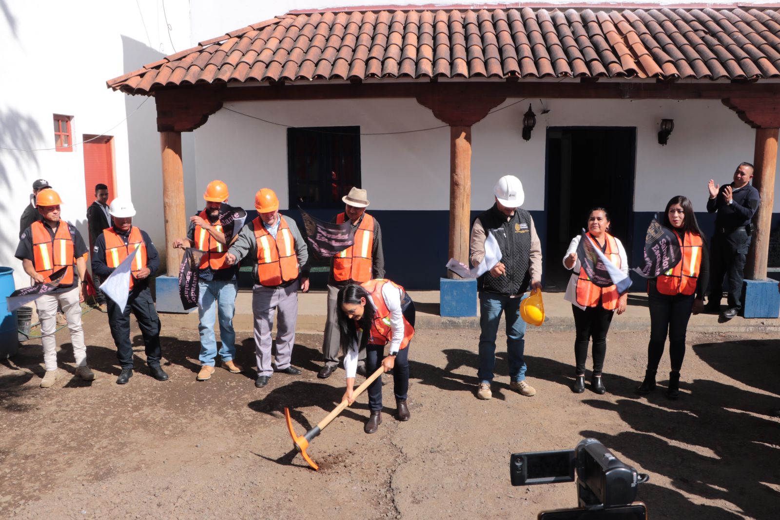 Arranca Araceli Saucedo construcción de dormitorios para las policías y rehabilitación de las instalaciones de Seguridad Pública.