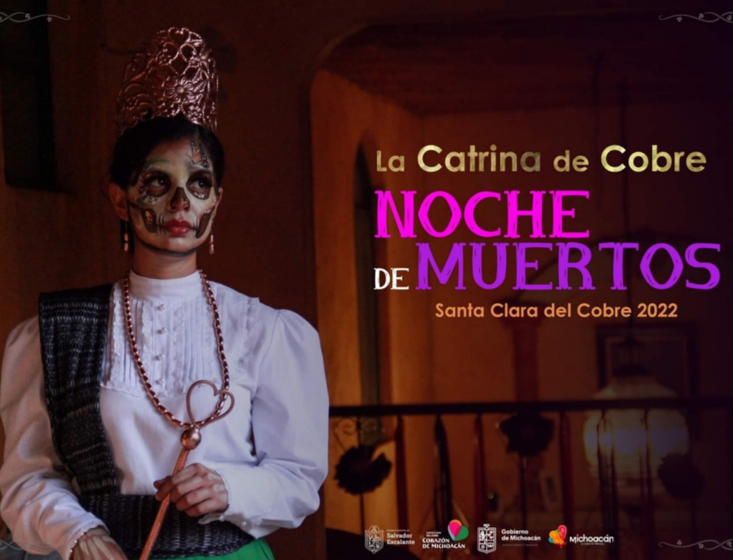 Presenta Santa Clara del Cobre eventos de Noche de Muertos.