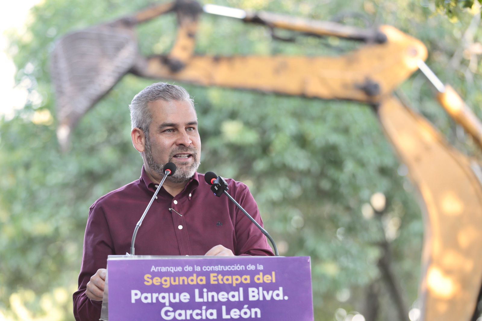 Gobernador y alcalde inician obra de ampliación del Parque Lineal de Morelia