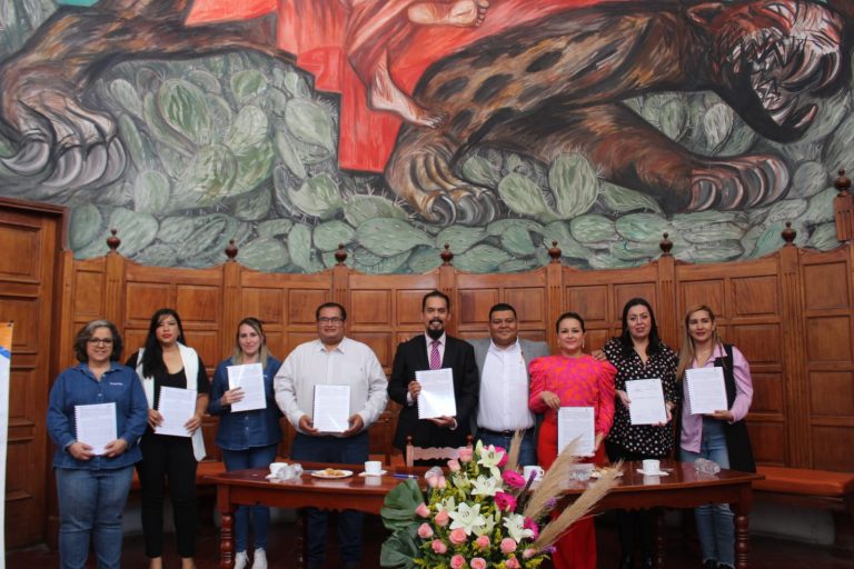 Celebra Icatmi convenio de colaboración con ayuntamientos de Jiquilpan y Marcos Castellanos