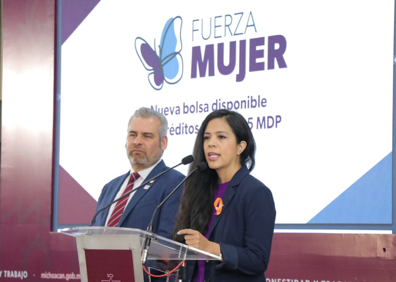 Dispone Fuerza Mujer nueva bolsa de 160 mdp para más créditos para las michoacanas