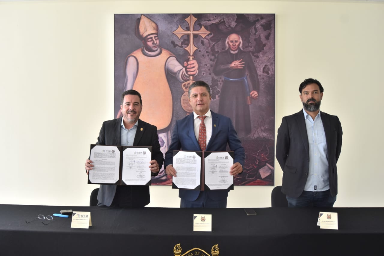 Firma IVEM convenio con la UMSNH