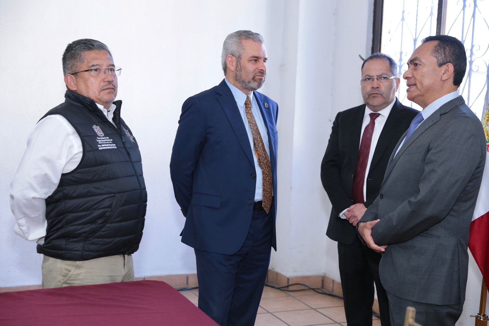 En mesa de seguridad, acuerdan reforzar coordinación para la paz en Ciudad Hidalgo.