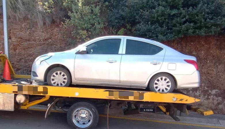 En diferentes hechos, GC asegura cuatro vehículos con reporte de robo