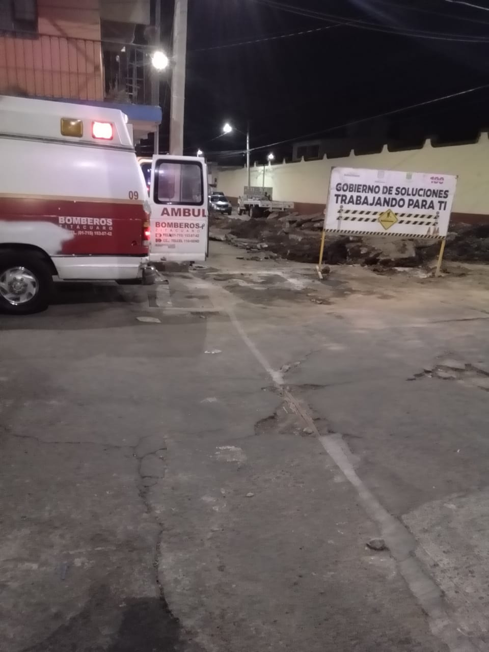 Resultó lesionado al ser arrollado por una motocicleta