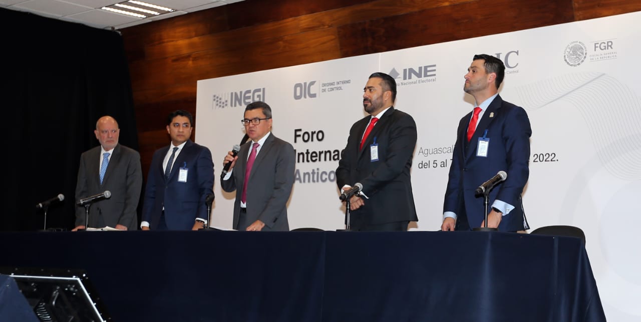 FGR, INEGI E INE INAUGURAN EL FORO INTERNACIONAL ANTICORRUPCIÓN