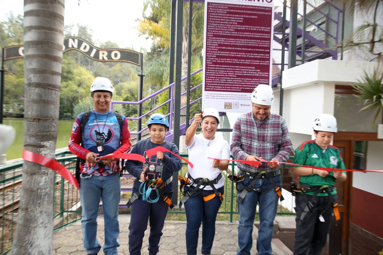 Aventúrate en la tirolesa del ZooMorelia