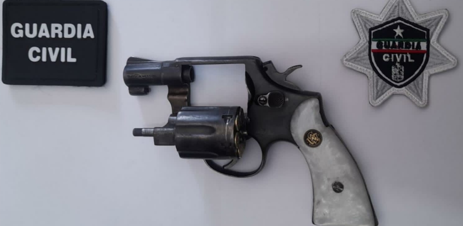 Tras denuncia ciudadana, GC asegura a uno por portación de arma de fuego