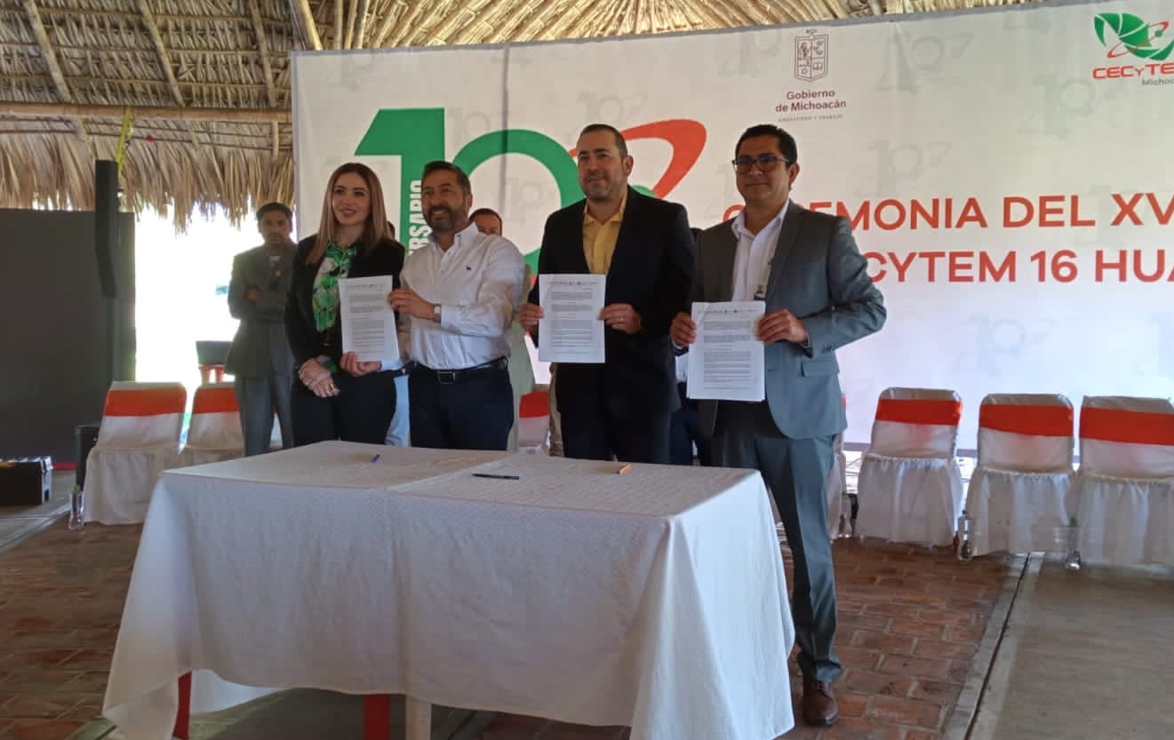 Firma Cecytem convenio con ITSUR, en favor de los jóvenes