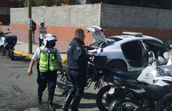 Recupera GC motocicleta con reporte de robo; hay un desteñido