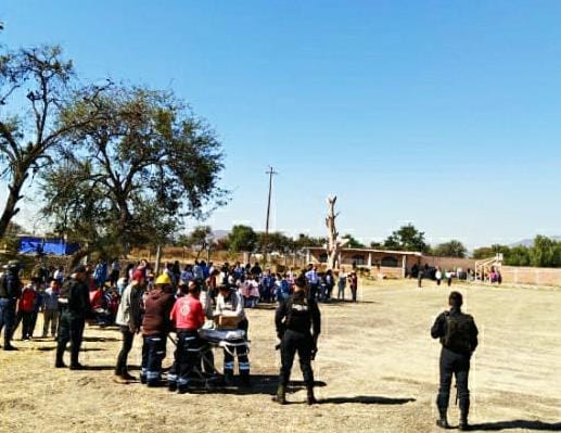 En José Sixto Verduzco, colabora Guardia Civil en exhibición de daños que provoca la pirotecnia