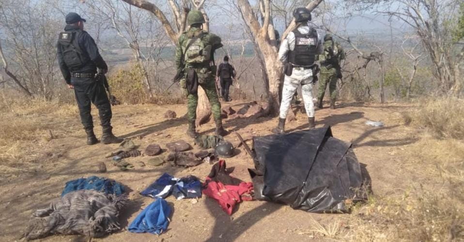 En el Limoncito, lograron asegurar y destruir un campamento habilitado por integrantes del crimen organizado
