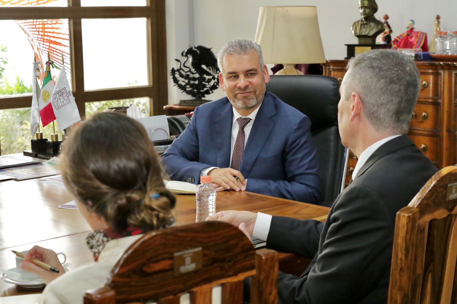 Bedolla y delegación de la UE estrechan lazos en apoyo a productores michoacanos.