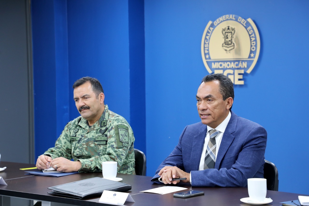 FGE, coordinada y comprometida con la estrategia estatal para el combate del homicidio doloso: Adrián López Solís