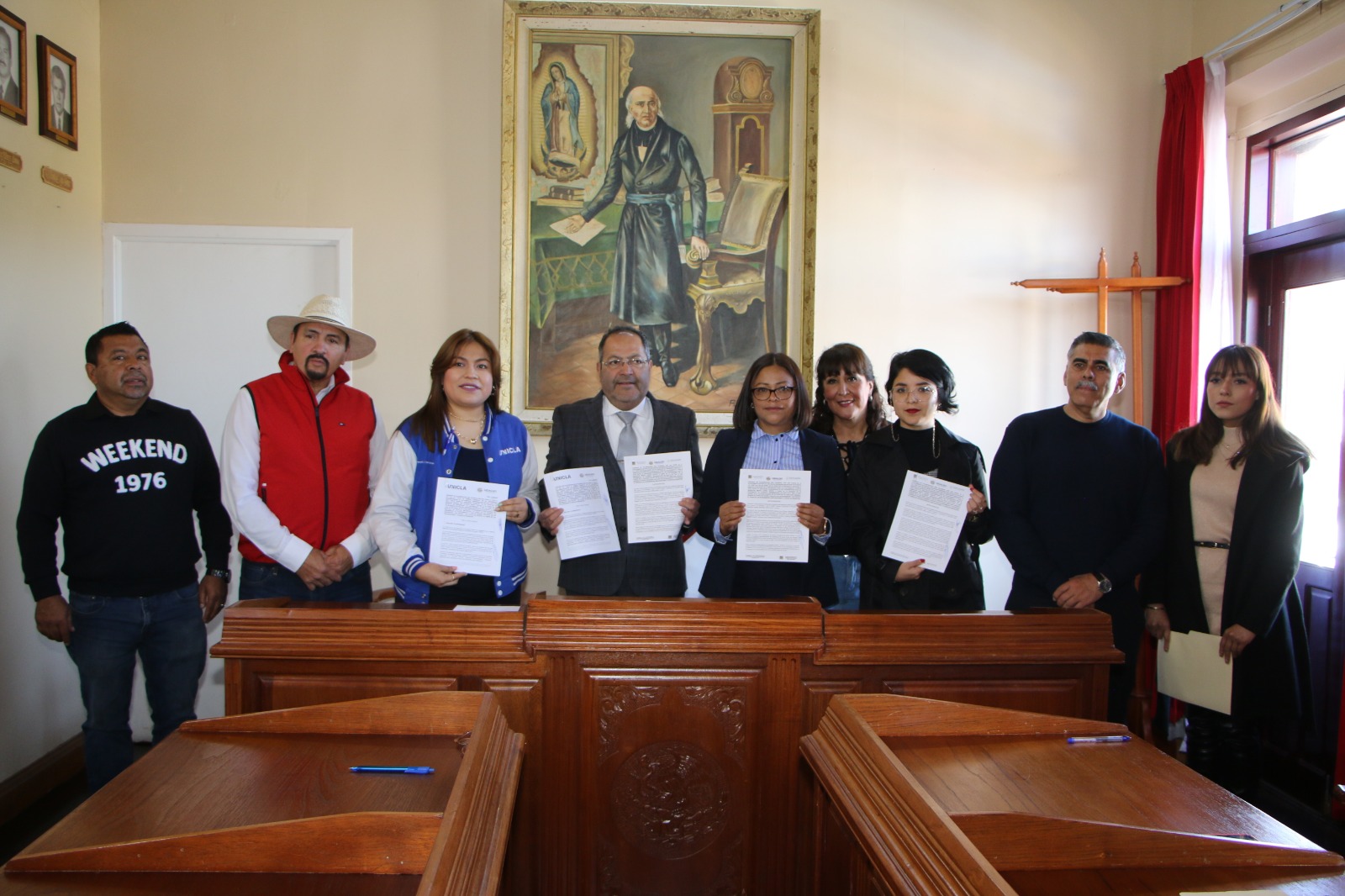 José Luis Téllez y Directoras Generales de las Universidades Benito Juárez García y UNICLA firmaron convenio de colaboración